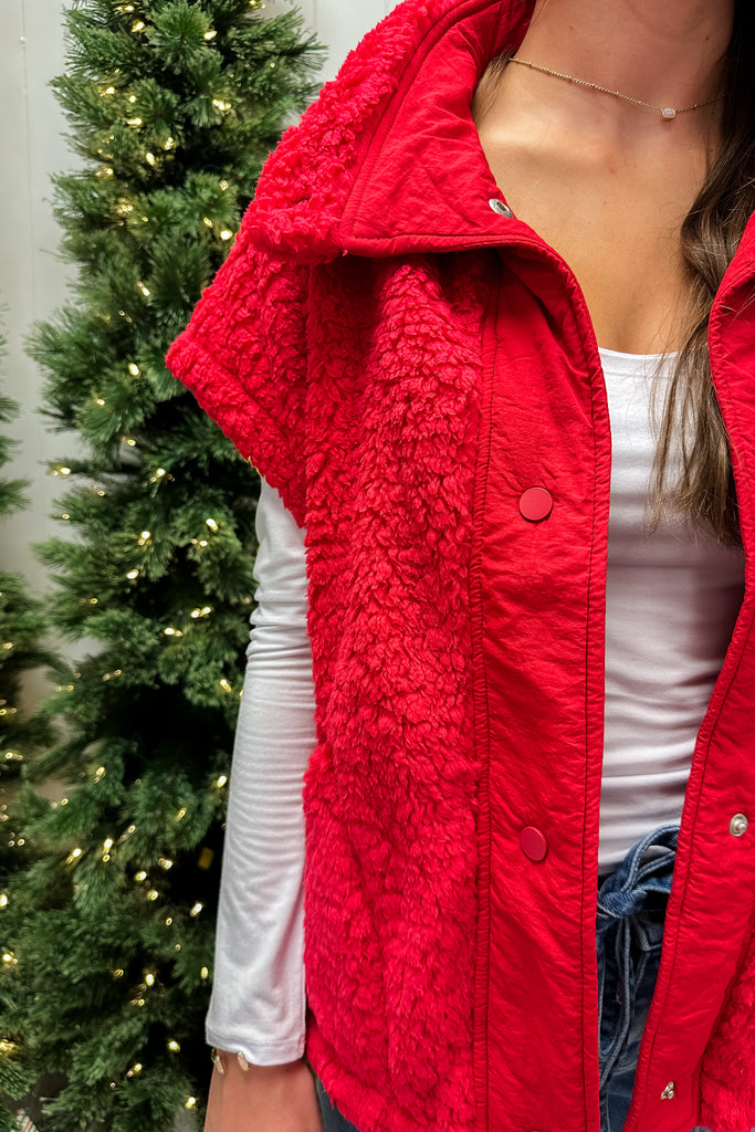 Stella Joy Vest-Red