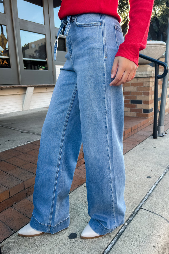 The Nova Tie Waist Denim