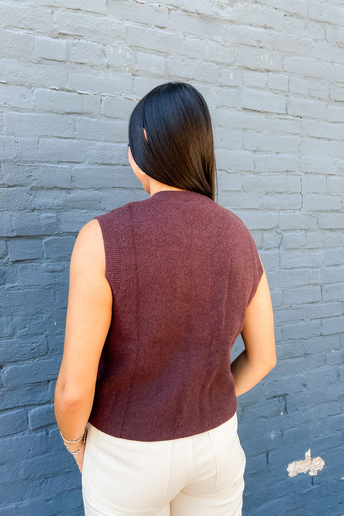 The Jana Button Down Vest Top