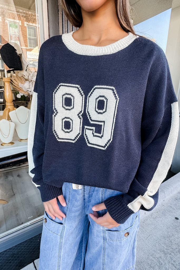 Navy Muse Sweater