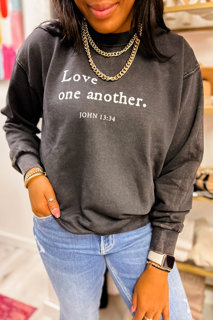 Love One Another Sweatshirt - Black
