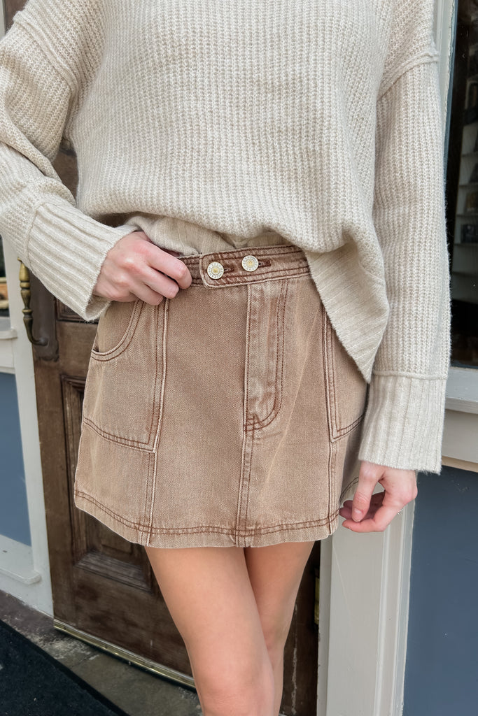Ashton Hazelnut Skirt