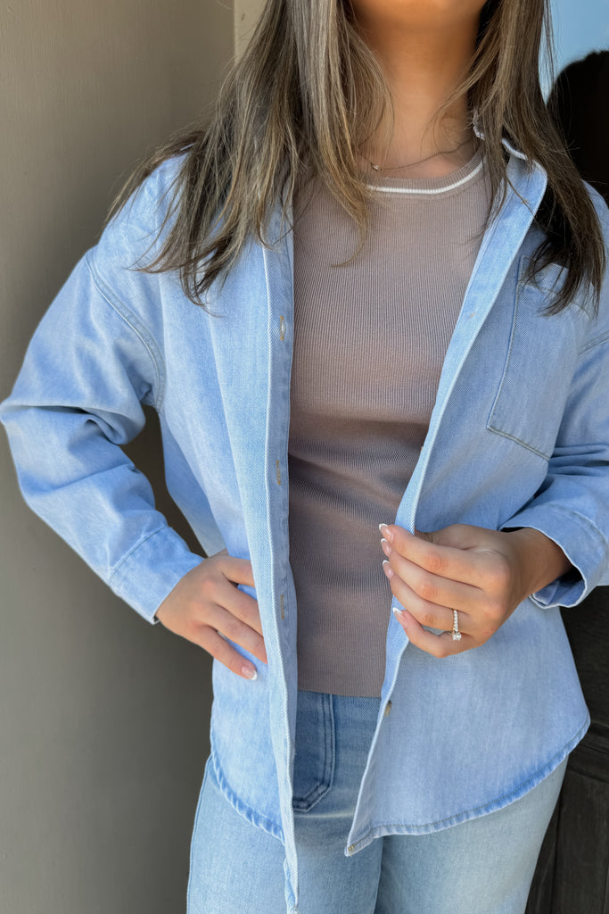 Isa Denim Top