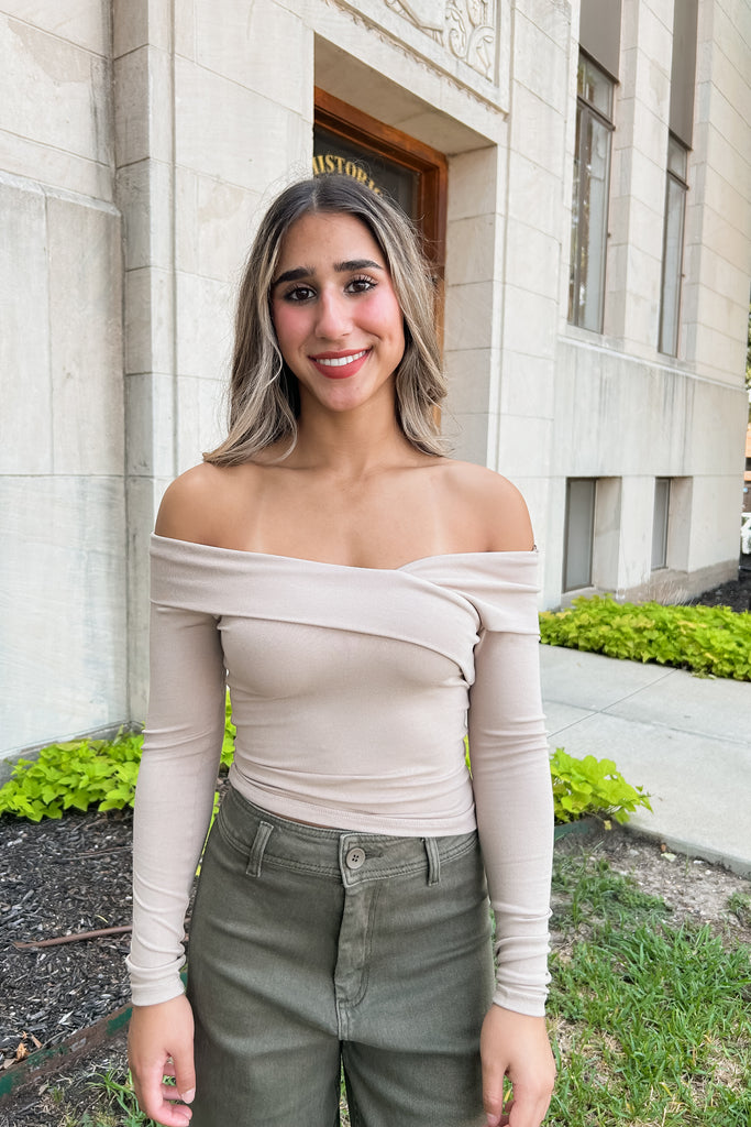Noel Top- Khaki
