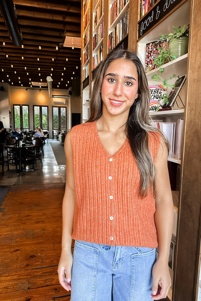 Analeigh Ribbed Vest