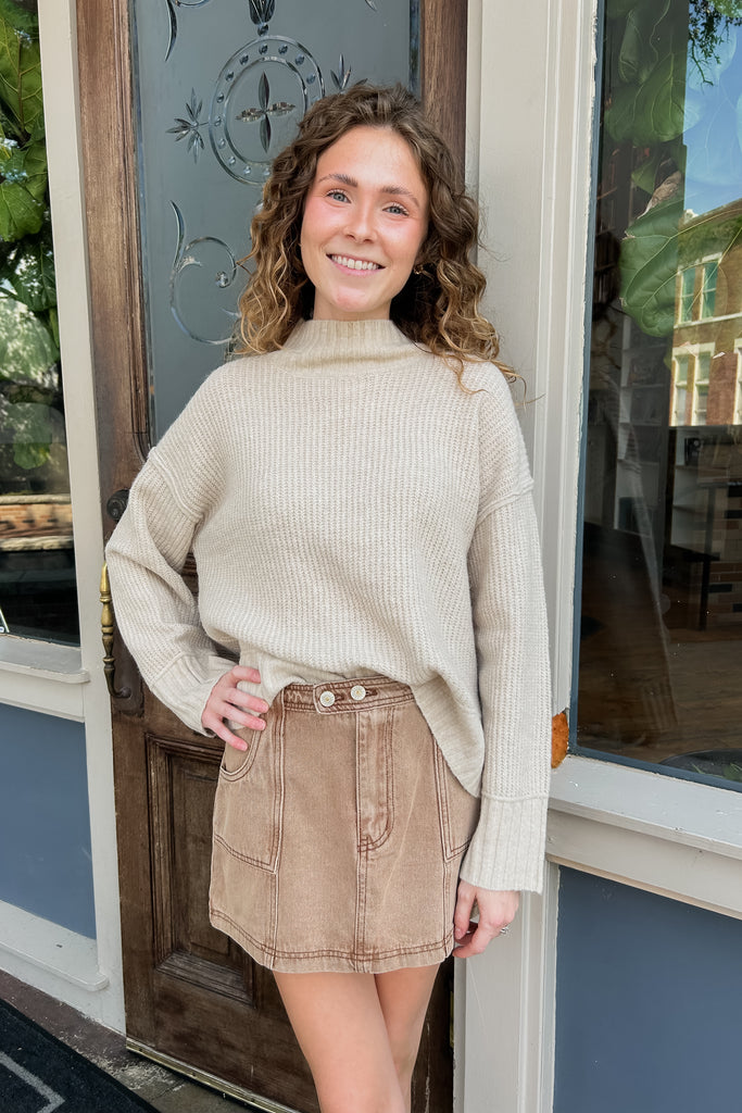 Ashton Hazelnut Skirt