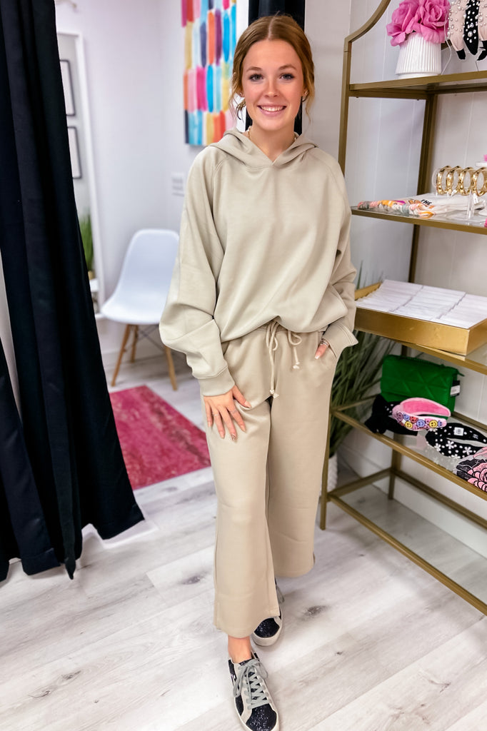 All About Athleisure Pants- Taupe