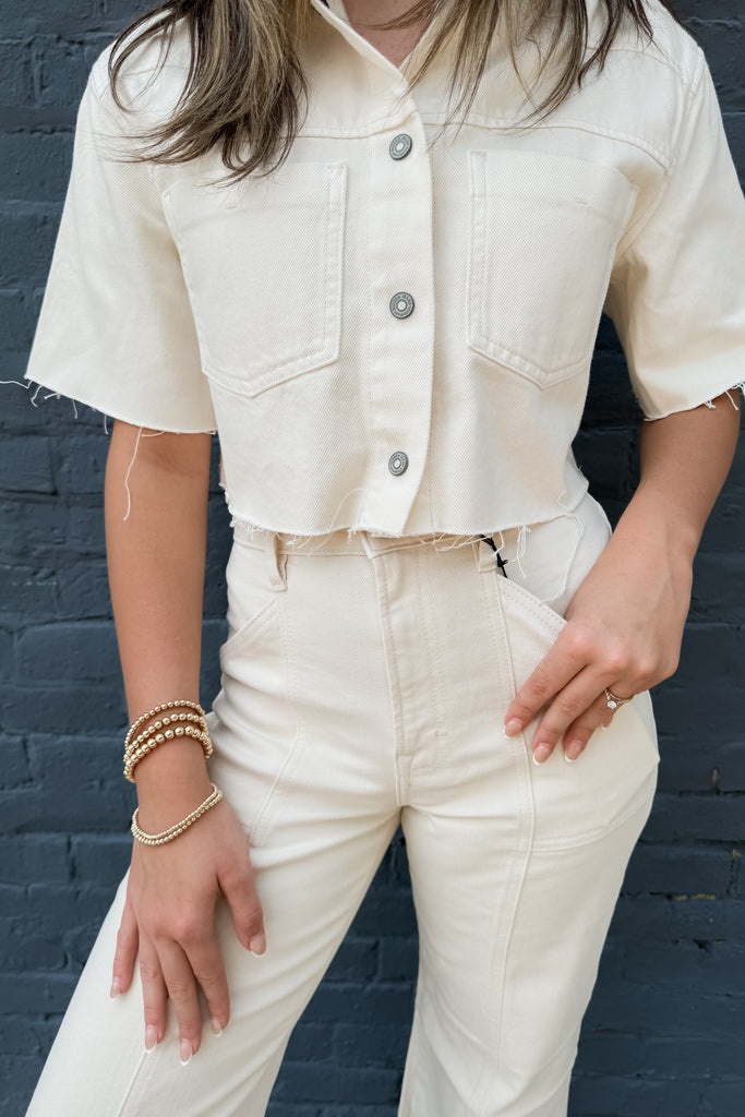 Ava Denim Top