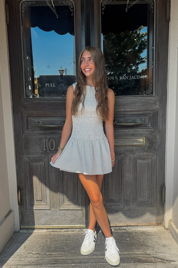 Leila Gingham Romper