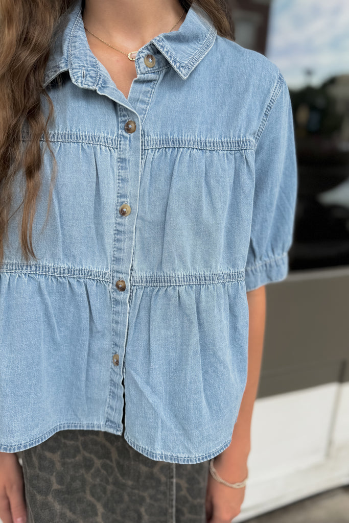 Emilia Button-Up Top