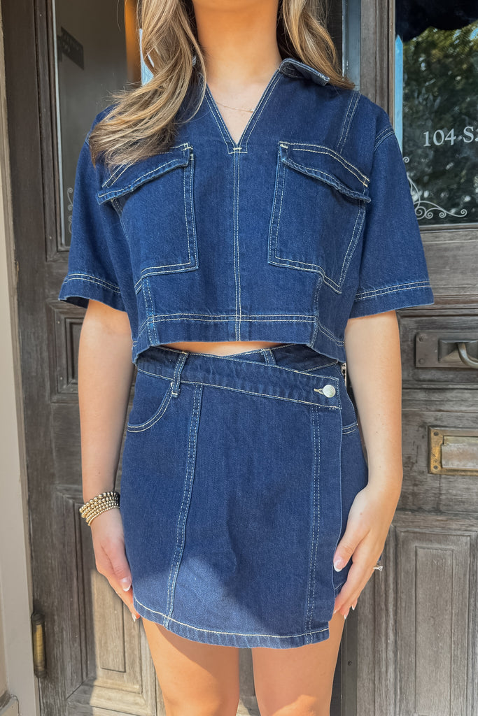 Waylon Denim Top