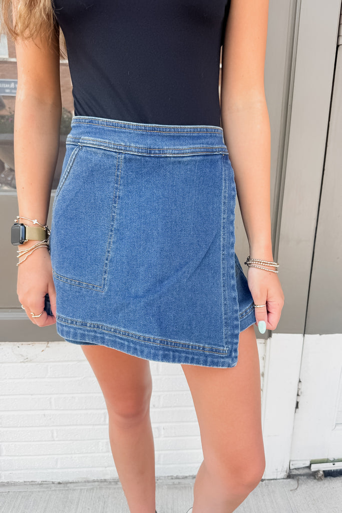 Joanna Denim Skort