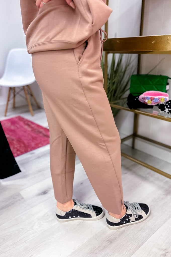 All About Athleisure Pants- Chocolate