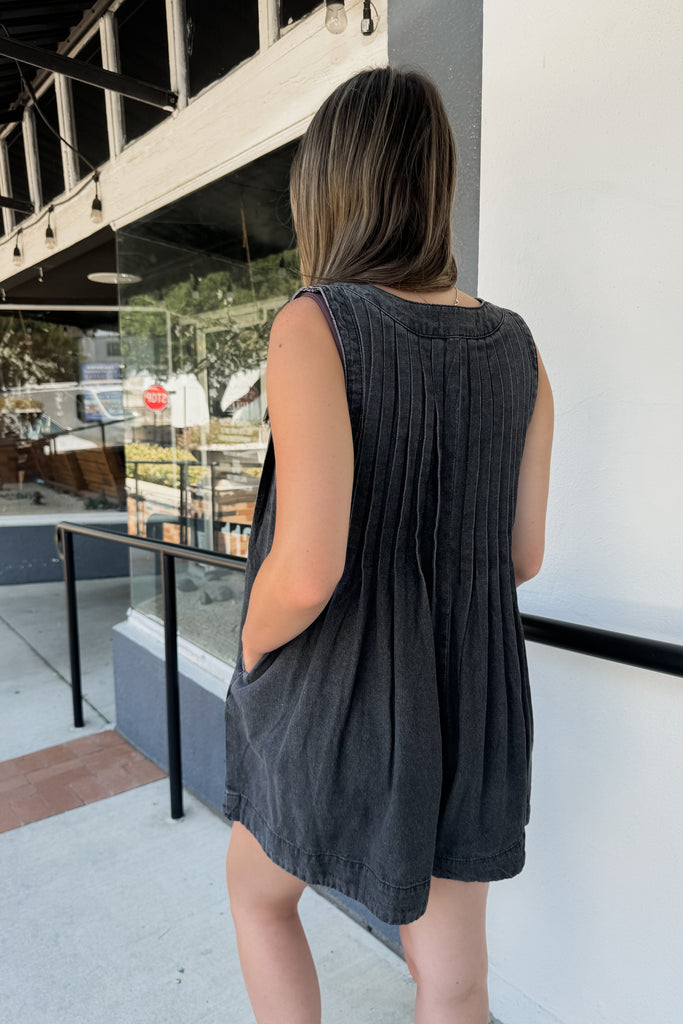 Raine Denim Romper