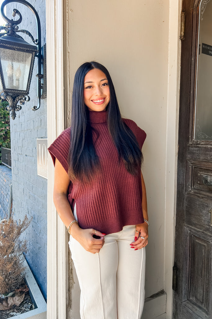 Close To You Turtle Neck- Maroon