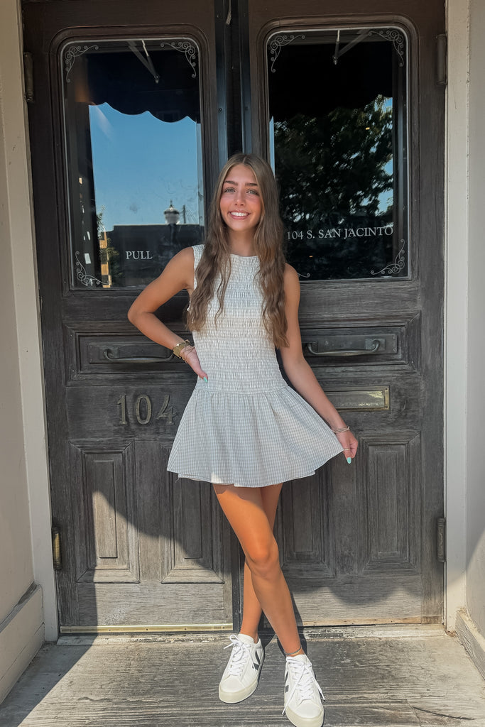Leila Gingham Romper
