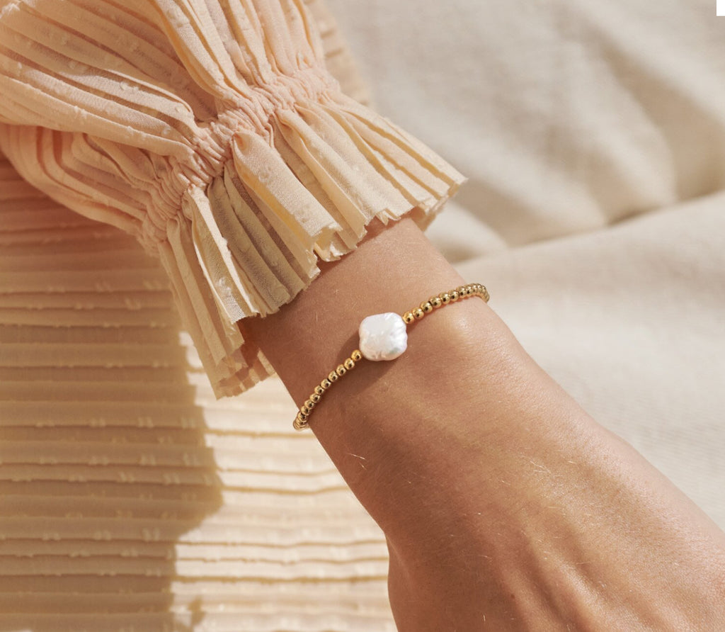 A Little 'Blessing' Bracelet In Gold-Tone Plating