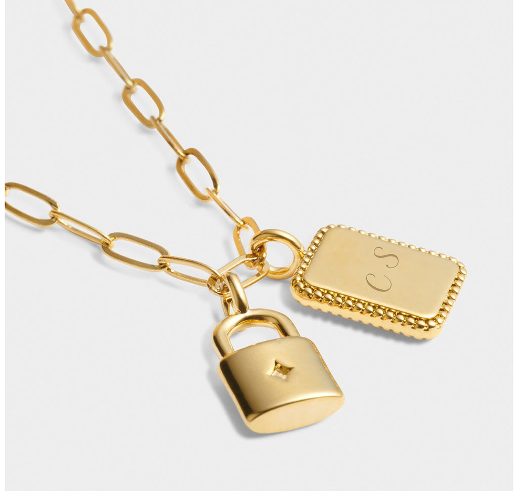 Inner Strength Waterproof Gold Charm Bracelet