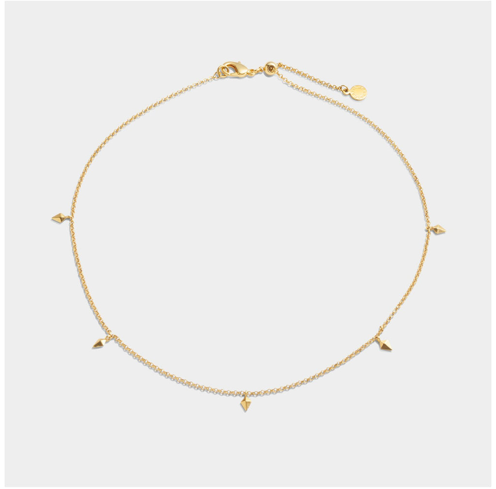 Estee Waterproof Gold Charm Choker