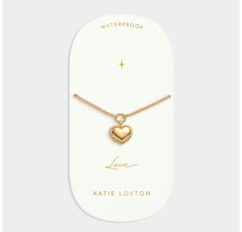 Love Waterproof Gold Heart Bracelet