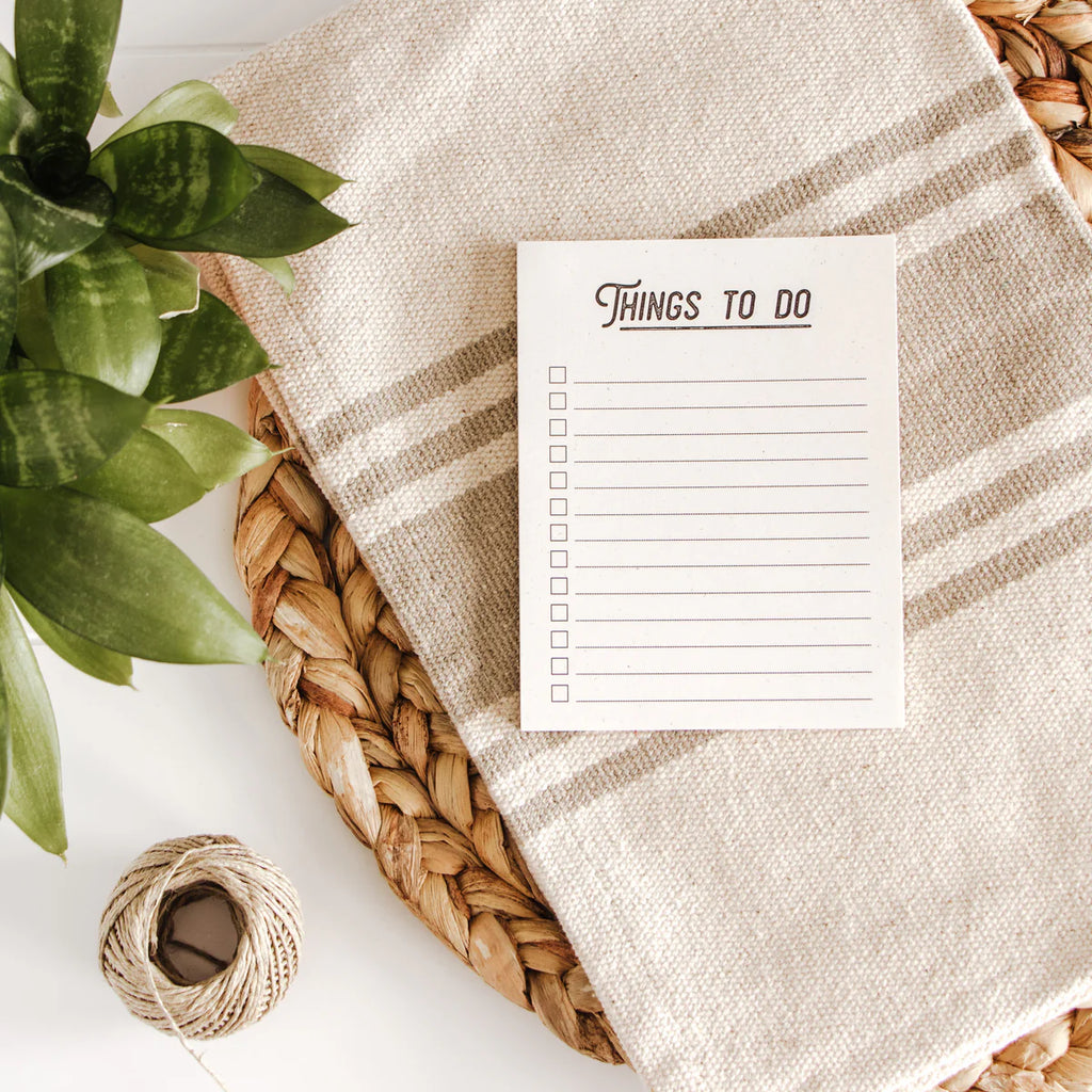 Things to Do Notepad