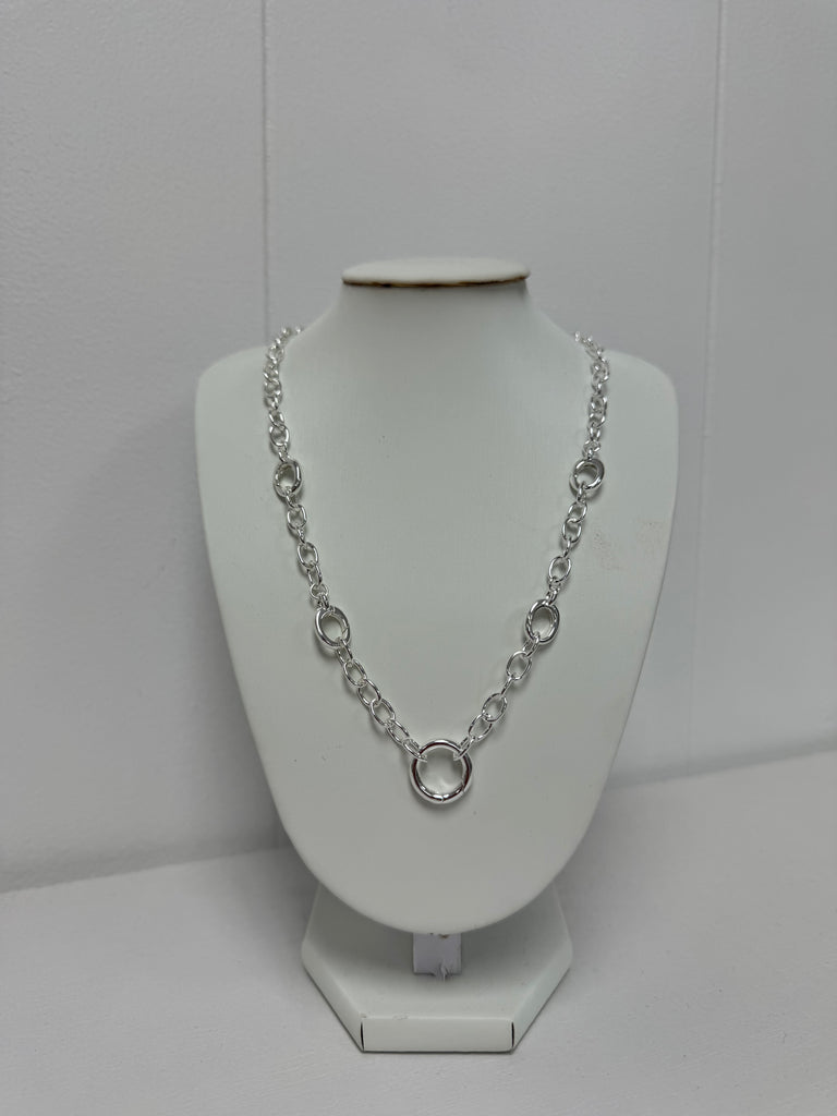 Chunky Cable Chain- 5 Charm Necklace