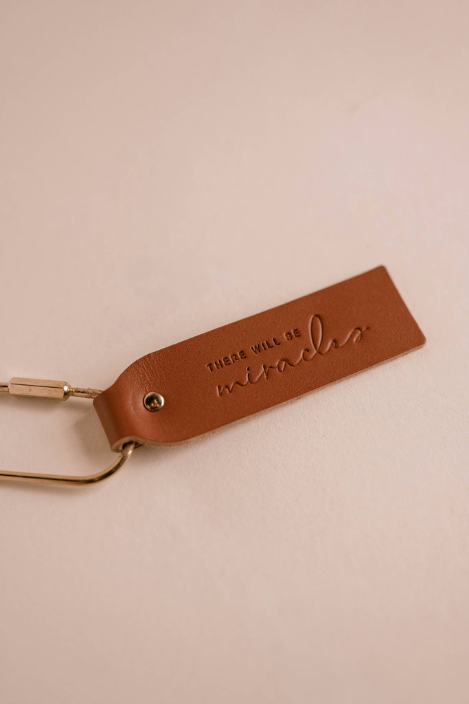 There Will Be Miracles Camel Key Fob | Christian Keychain
