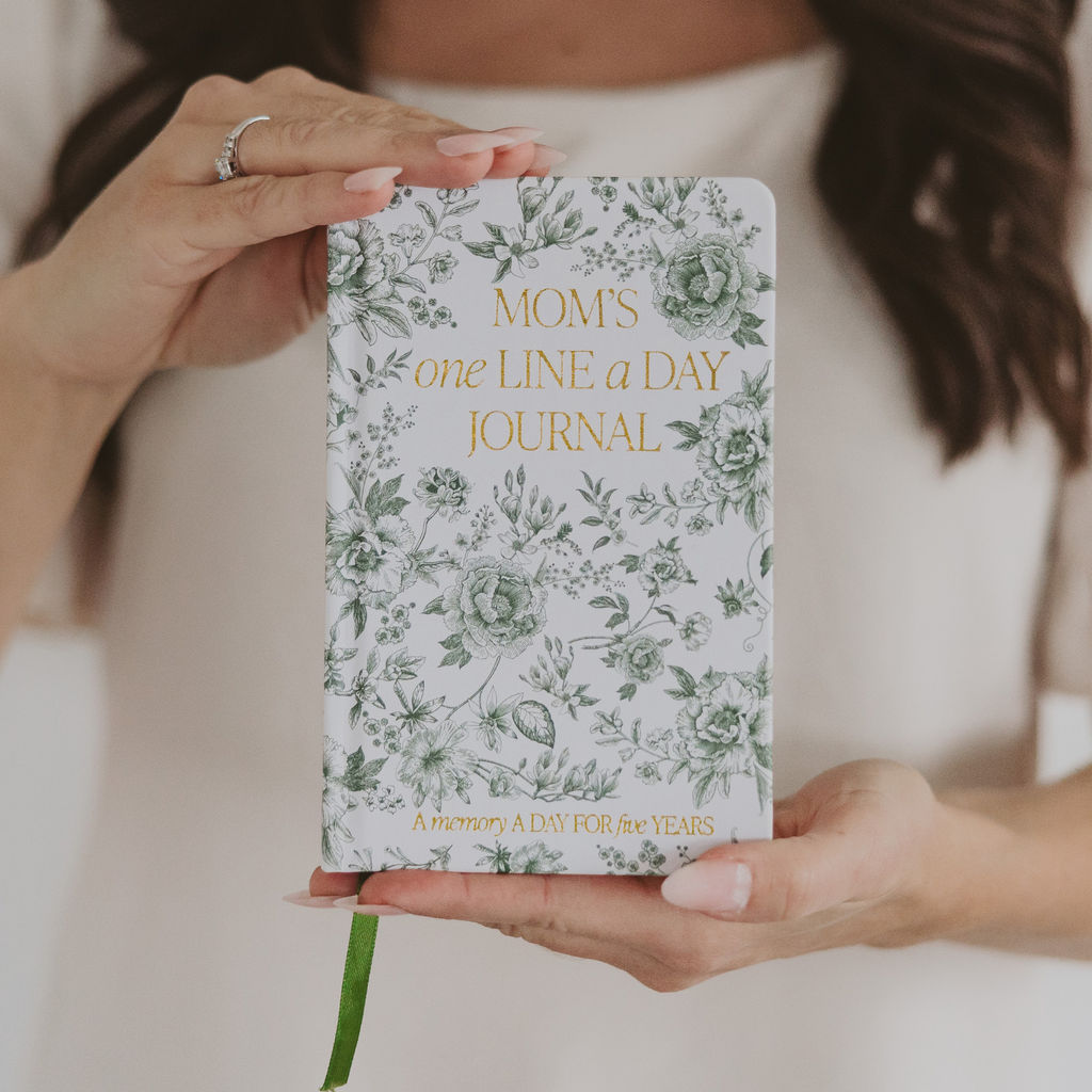 Mom's One Line A Day Journal- Green Floral