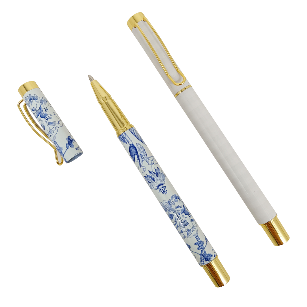 Blue Delft Metal Pen Set