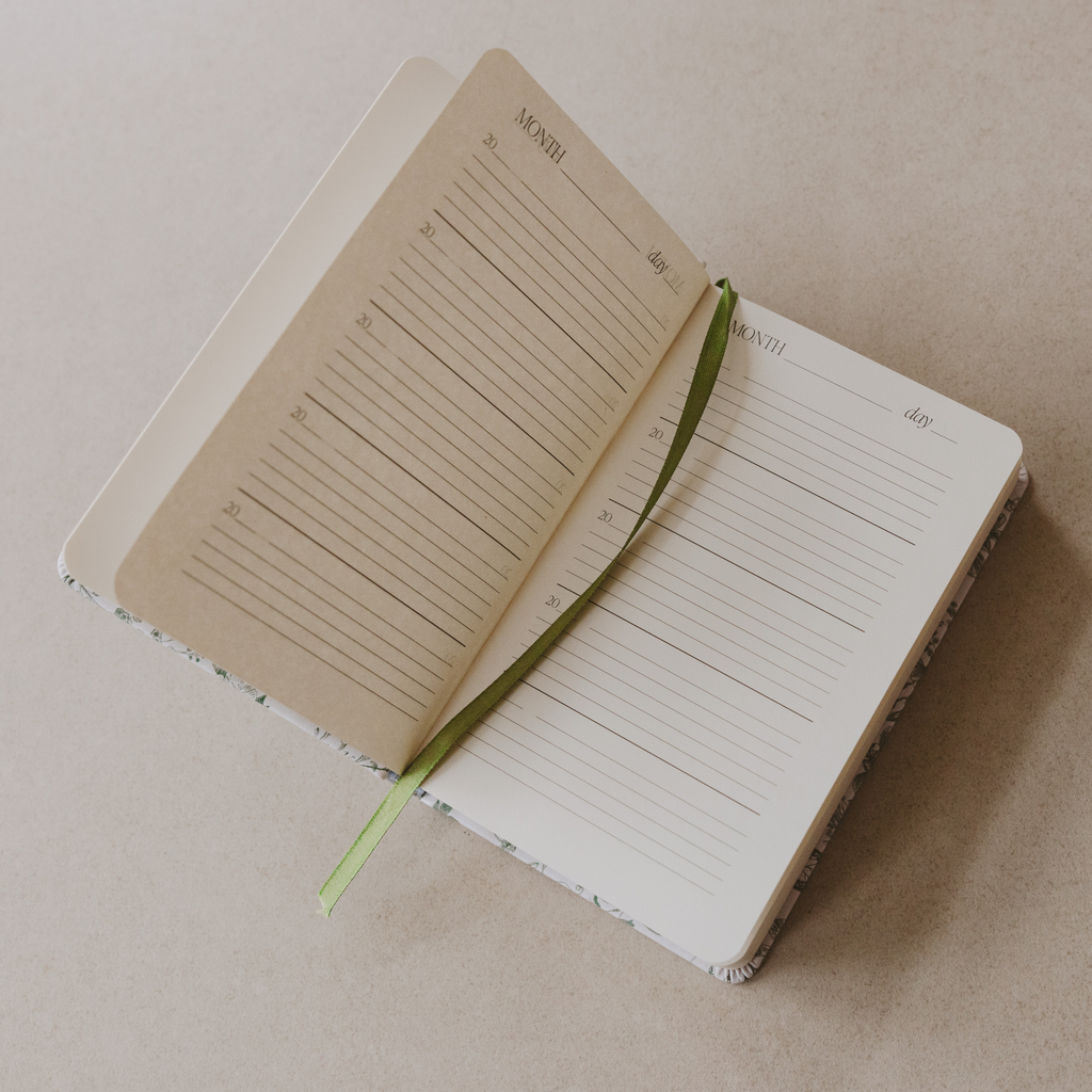 Mom's One Line A Day Journal- Green Floral