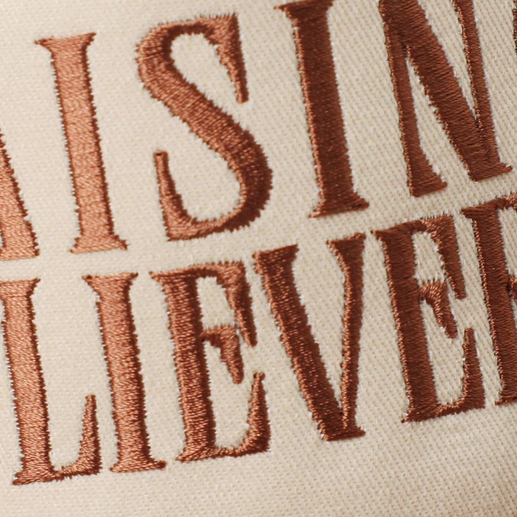 RAISING BELIEVERS Suede Two-Tone Trucker Hat: GRY / One Size