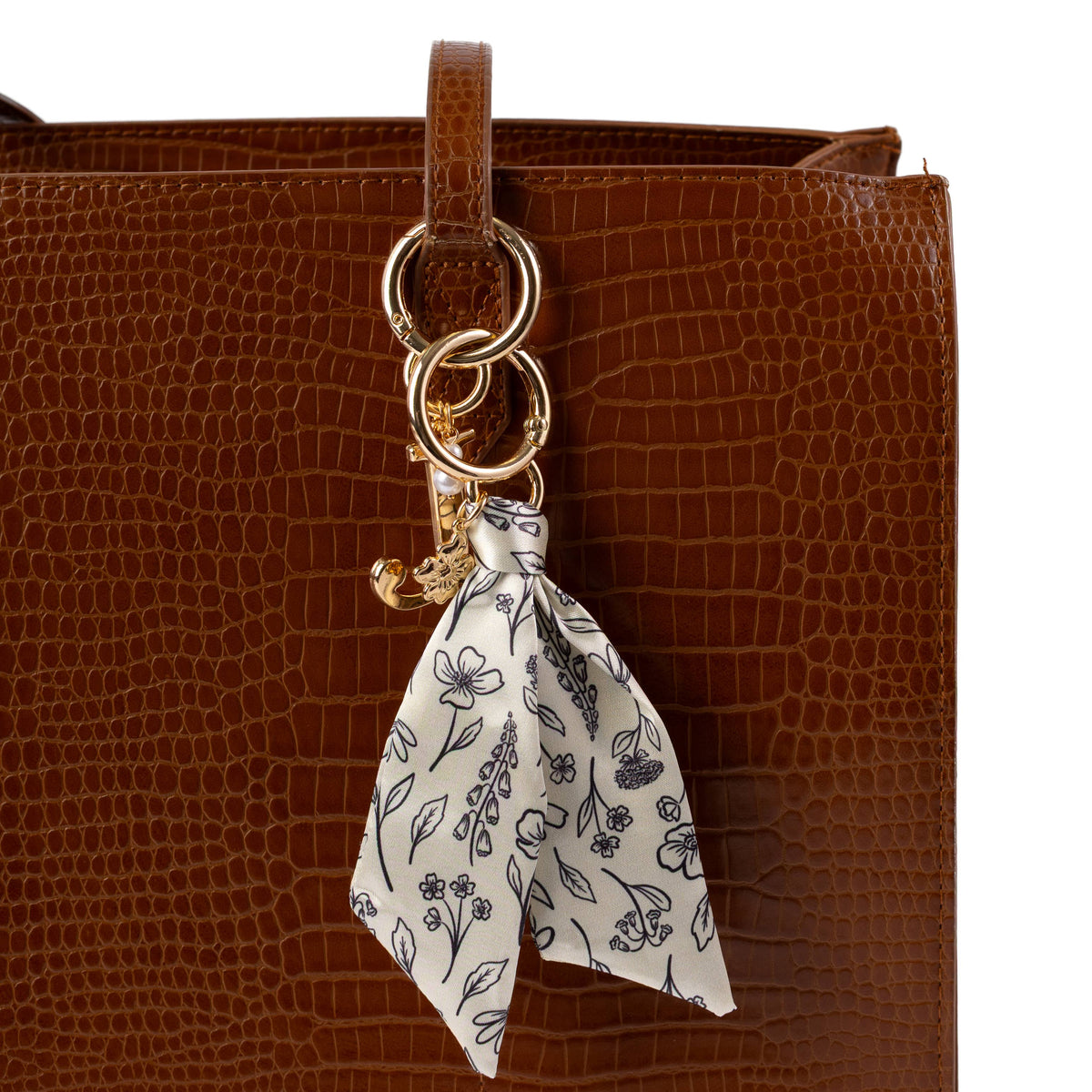 Pressed Floral Satin Keychain – Simply Kate