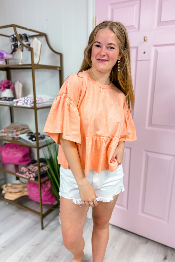 West Coast Top- Peach