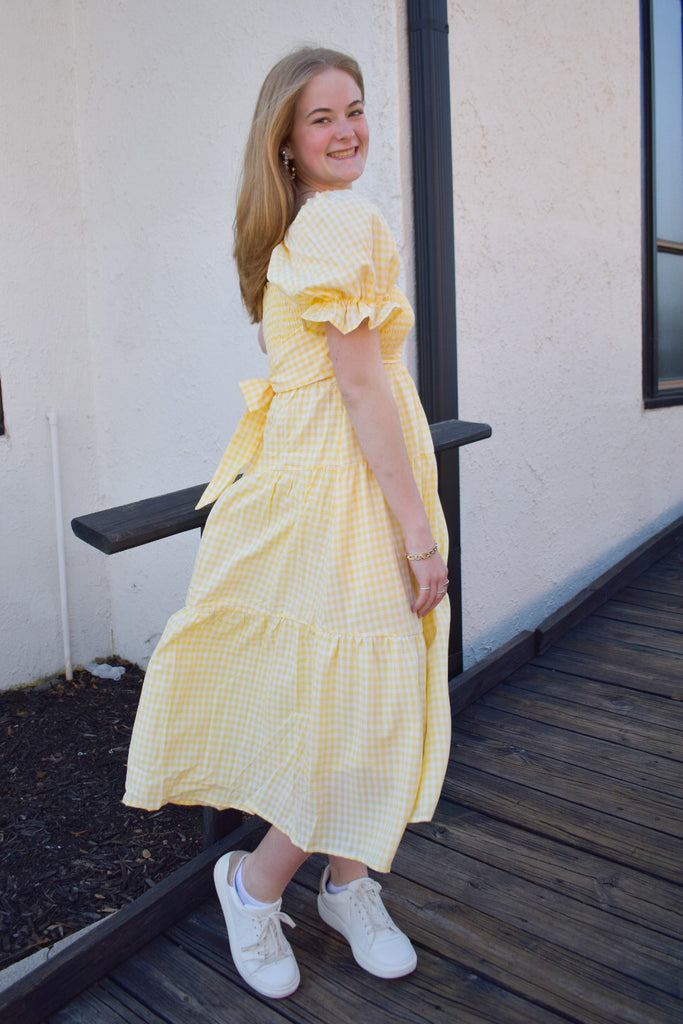 Sweet Sunday Dress- Yellow