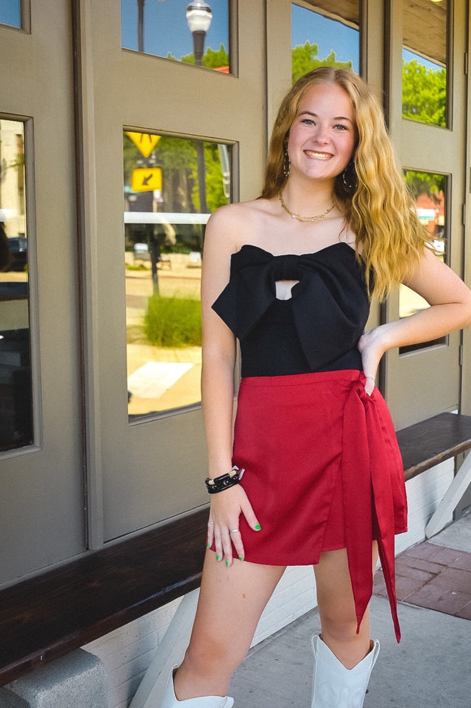 Cool As It Gets Skort- Red
