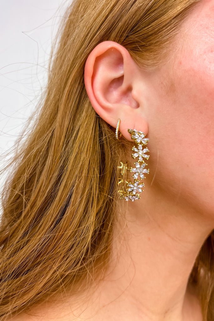 Queens Coronation Earrings- Clear