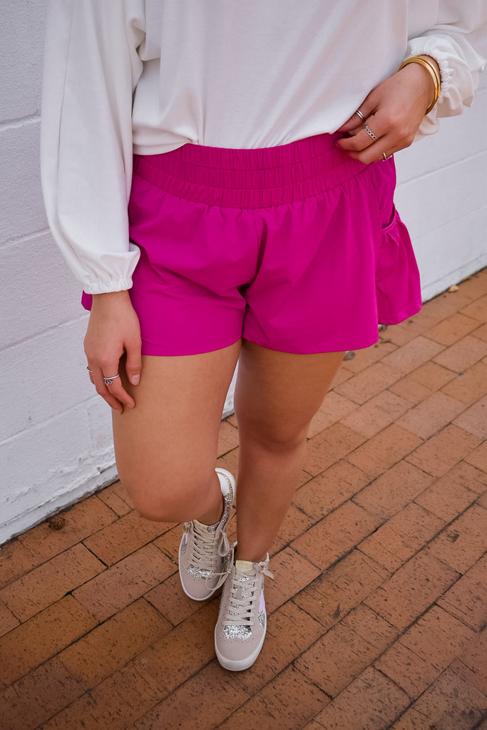 Spring Forward Shorts - Magenta