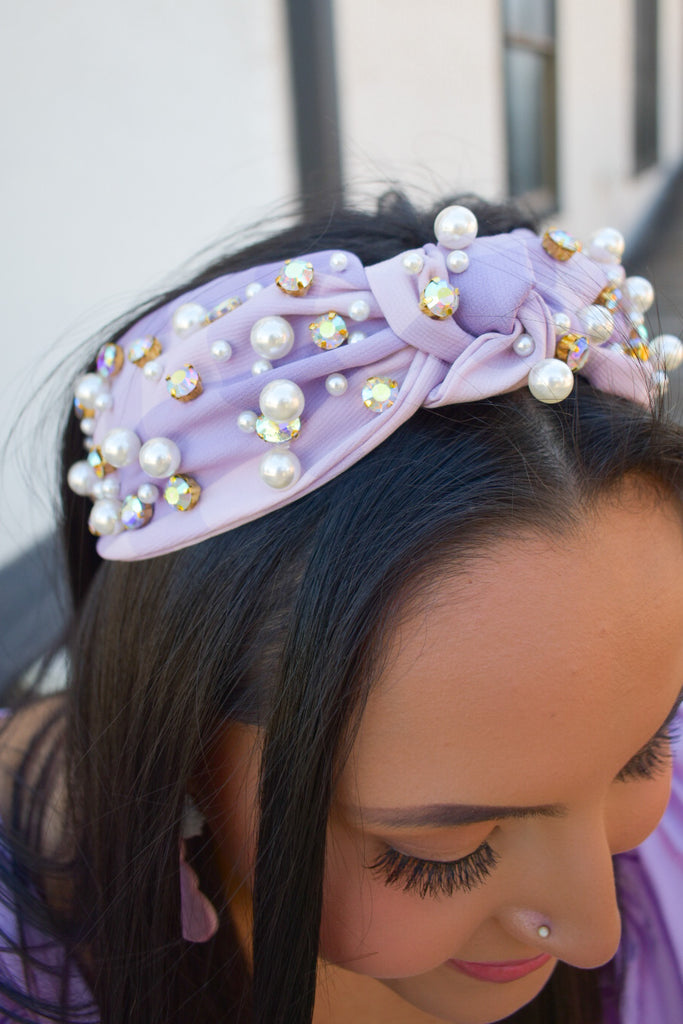 Springtime Favorite Headband- Purple