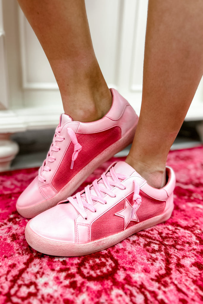 Shooting Star Sneakers- Pink