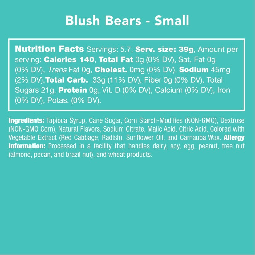 Blush Bear Candies