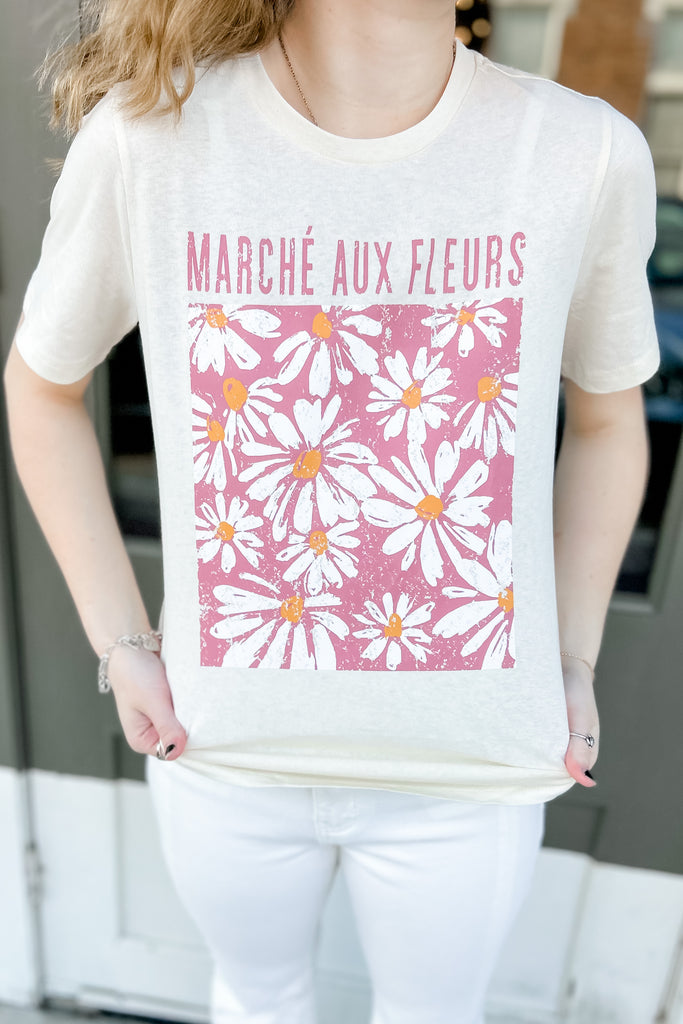 Marché Aux Flelurs Tee