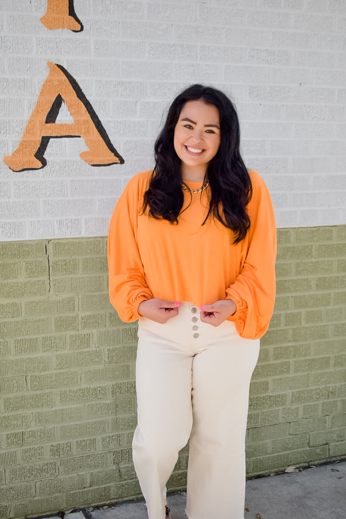 All Or Nothing Top- Orange